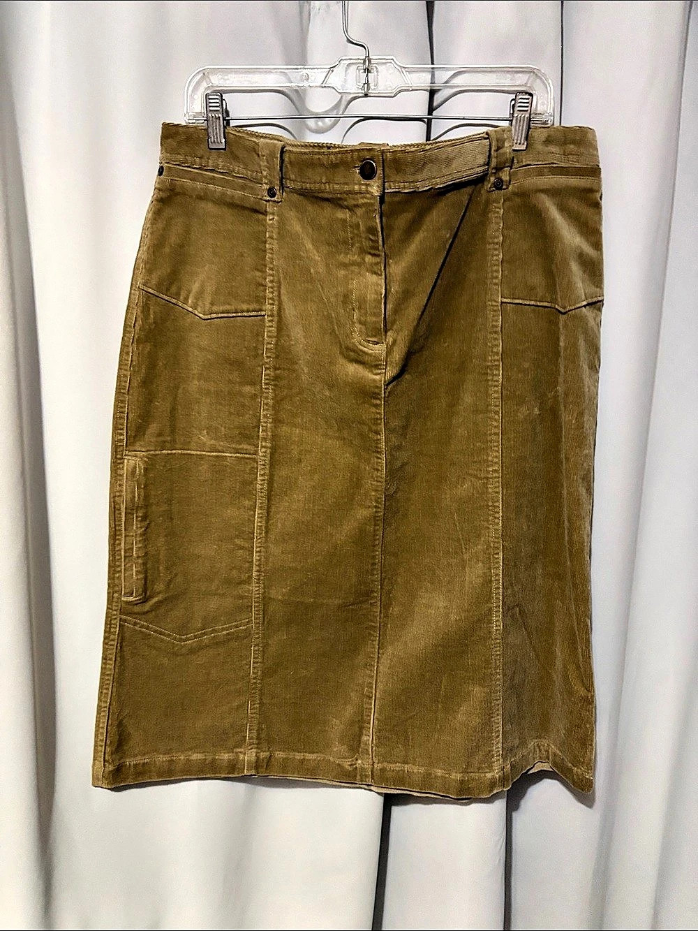 Woodleigh Corduroy Midi Skirt Size 18